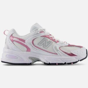 New Balance White Pink Women's Sneakers